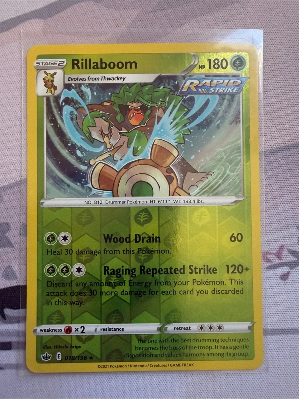 Grookey, Thwackey & Rillaboom Evolution Lot | 7 Holo Reverse Holo Cards ✨5/$25✨